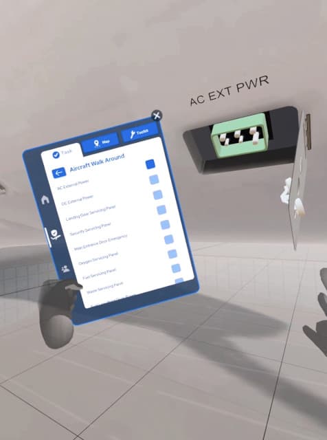 Tablet controlling plane